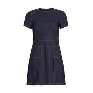 Cinq à Sept Dark Denim Dress